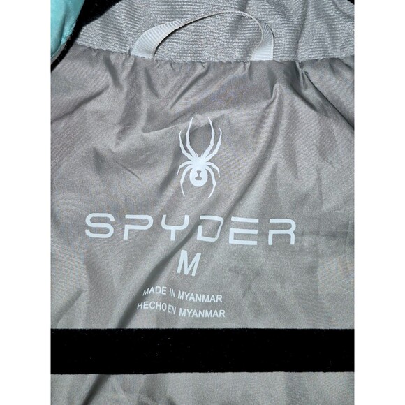 Spyder Prymo Puffer Vest Down Lined Ladies Medium Blue EUC 70% Down 30% Duck - Picture 3 of 7